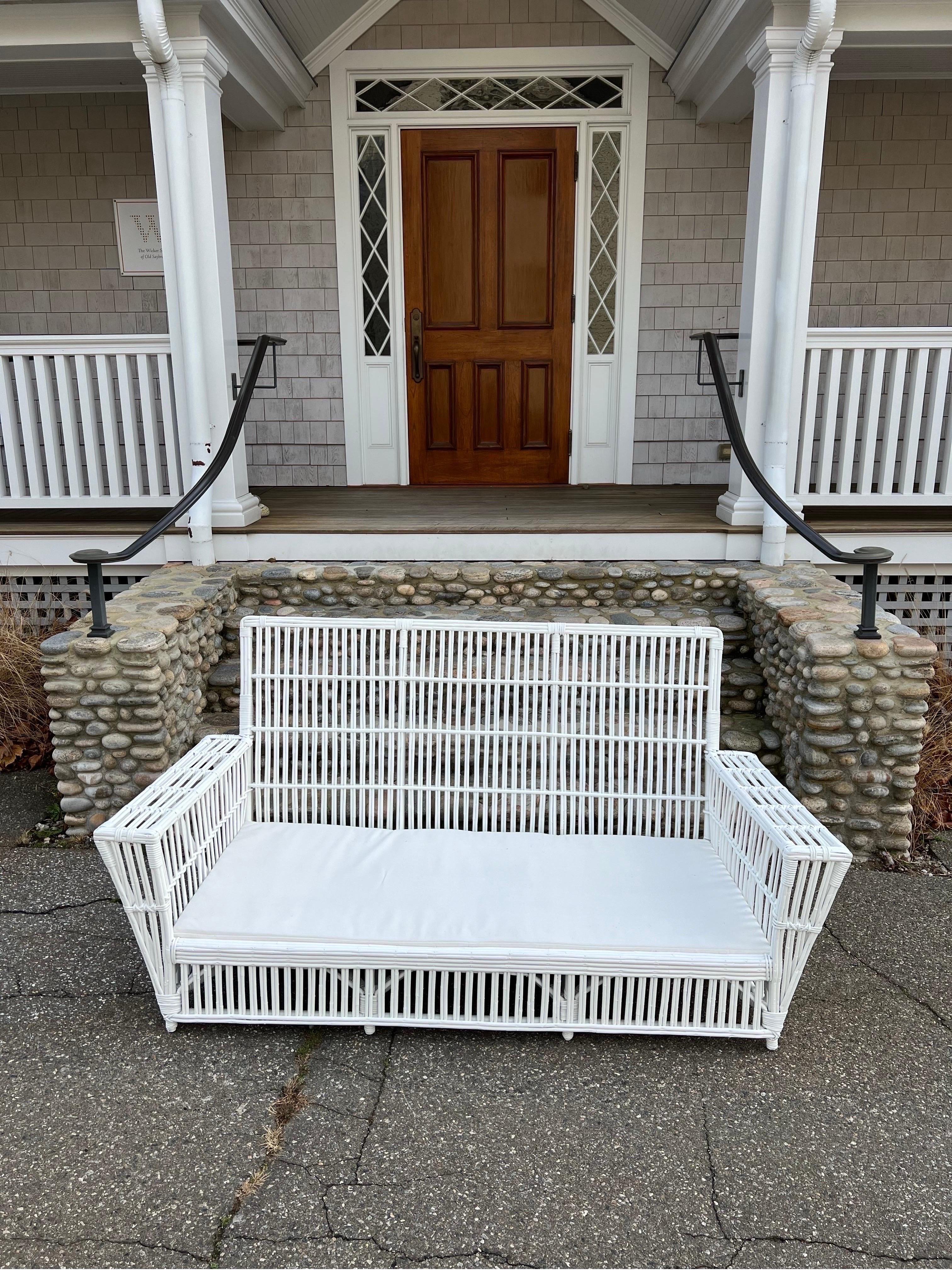 Antique Stick Wicker Set In Good Condition For Sale In Old Saybrook, CT