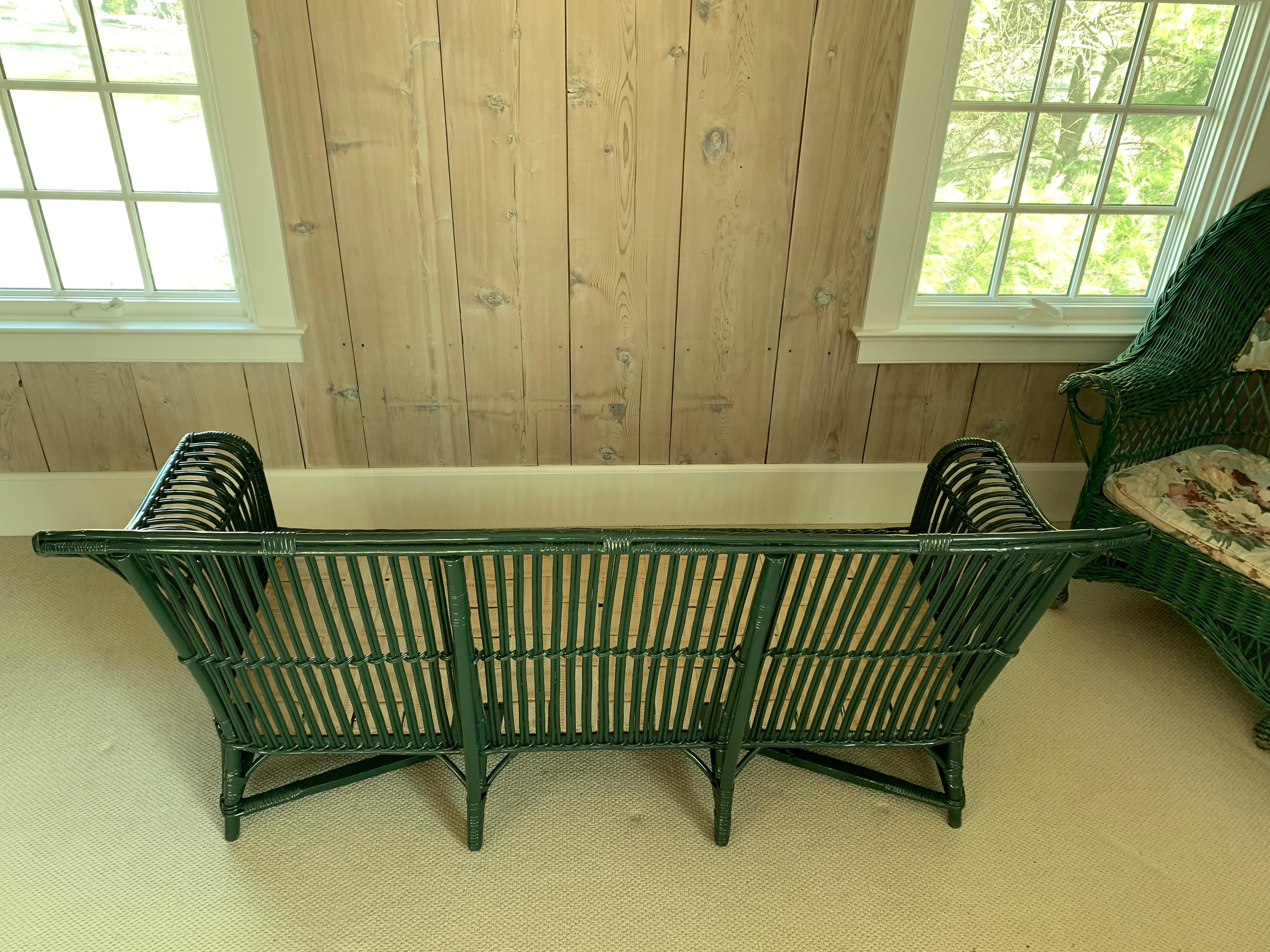 Antique Stick Wicker Set 2