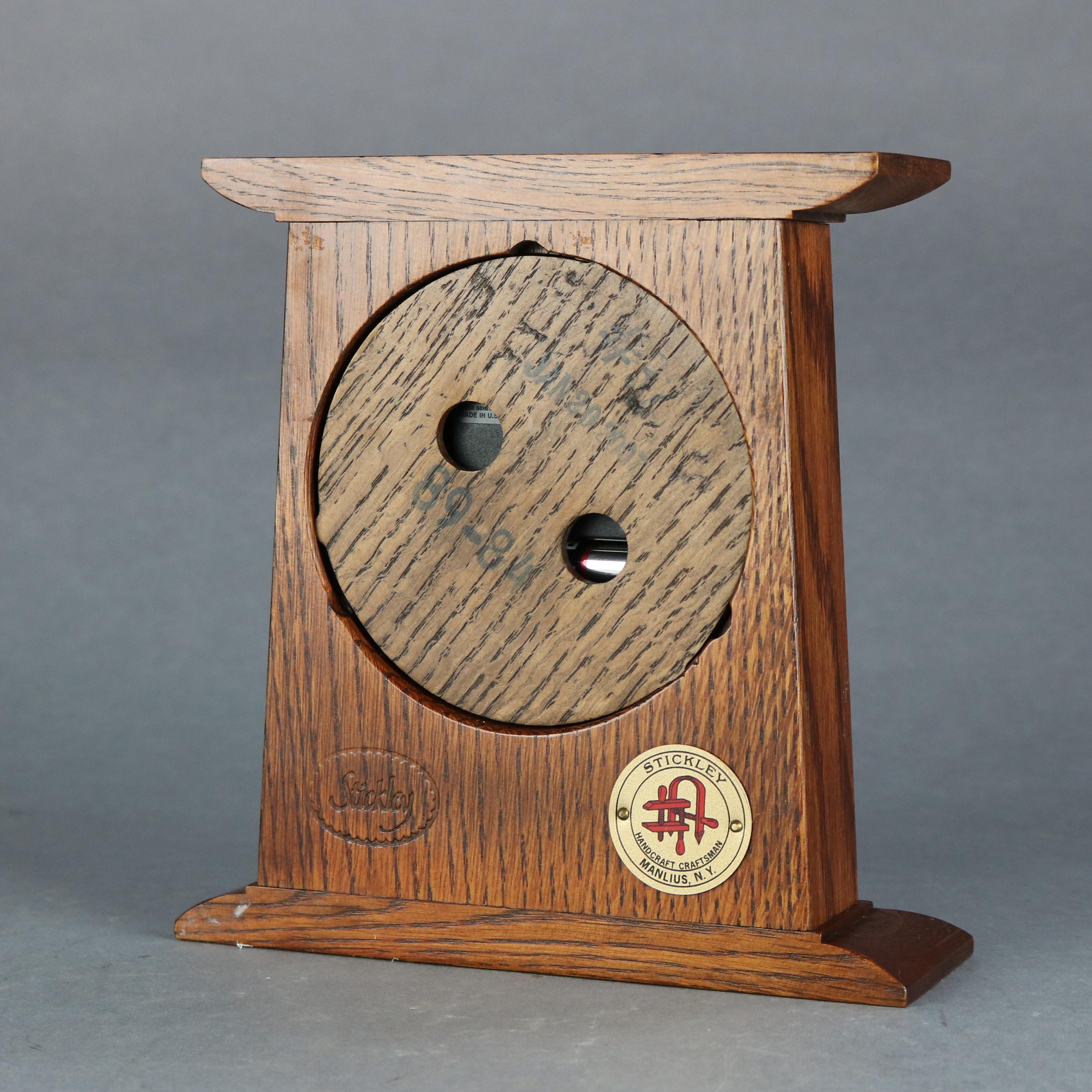stickley mantel clock