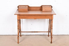 Antique Stickley Brothers American Colonial Maple Writing Desk, Newly Refinished