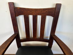 Antique Stickley Brothers Arm Chair, circa 1910 - W2198