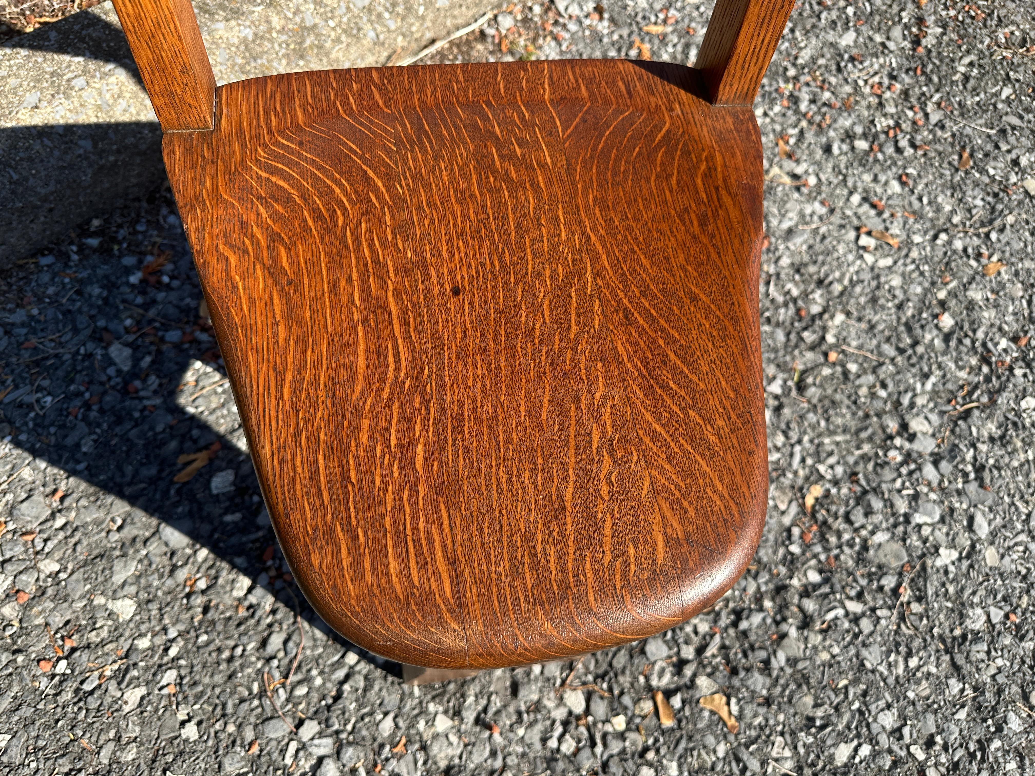 Ancienne chaise de jeu Stickley Brothers - W5051 Bon état - En vente à Shamokin Dam, PA