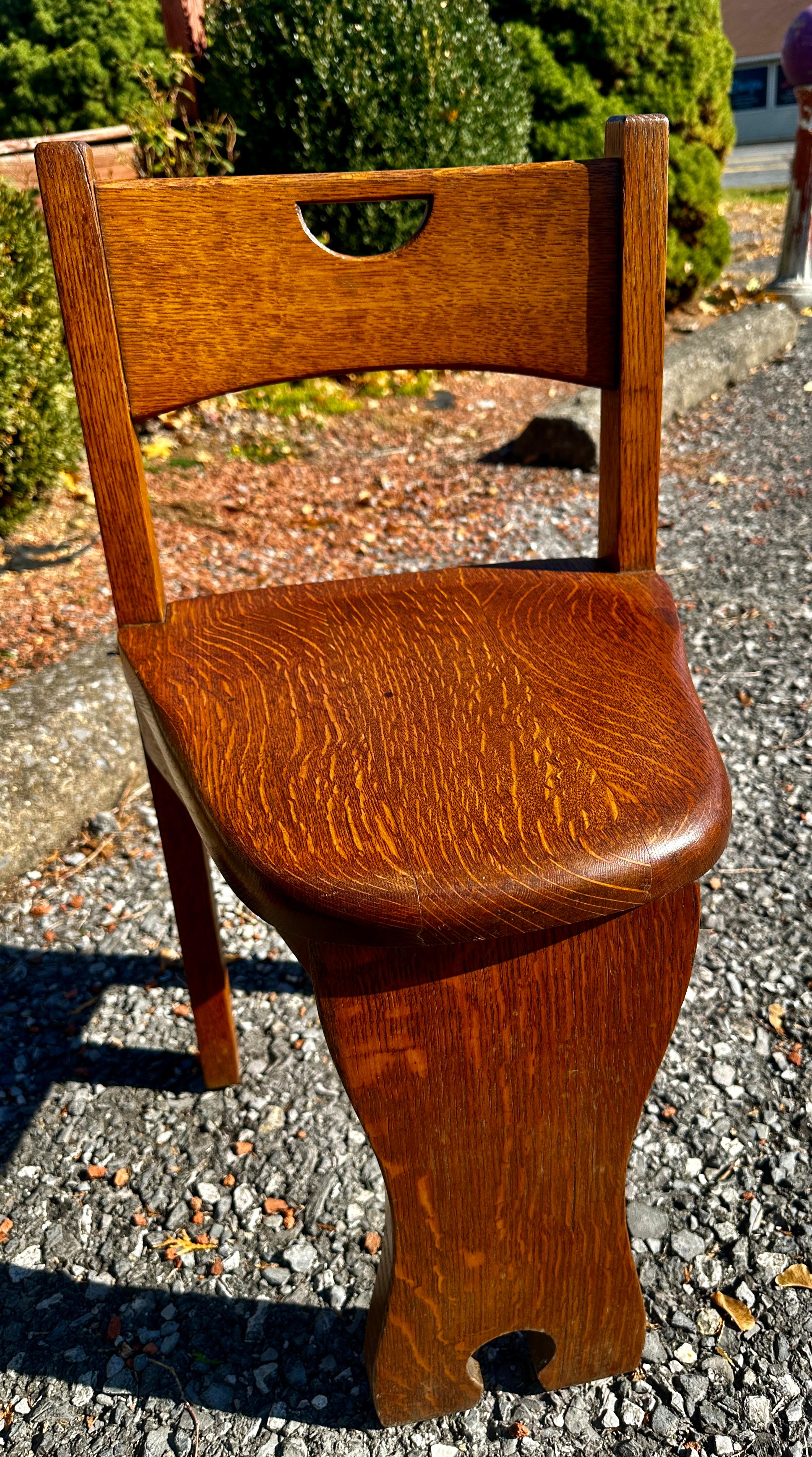 20ième siècle Ancienne chaise de jeu Stickley Brothers - W5051 en vente