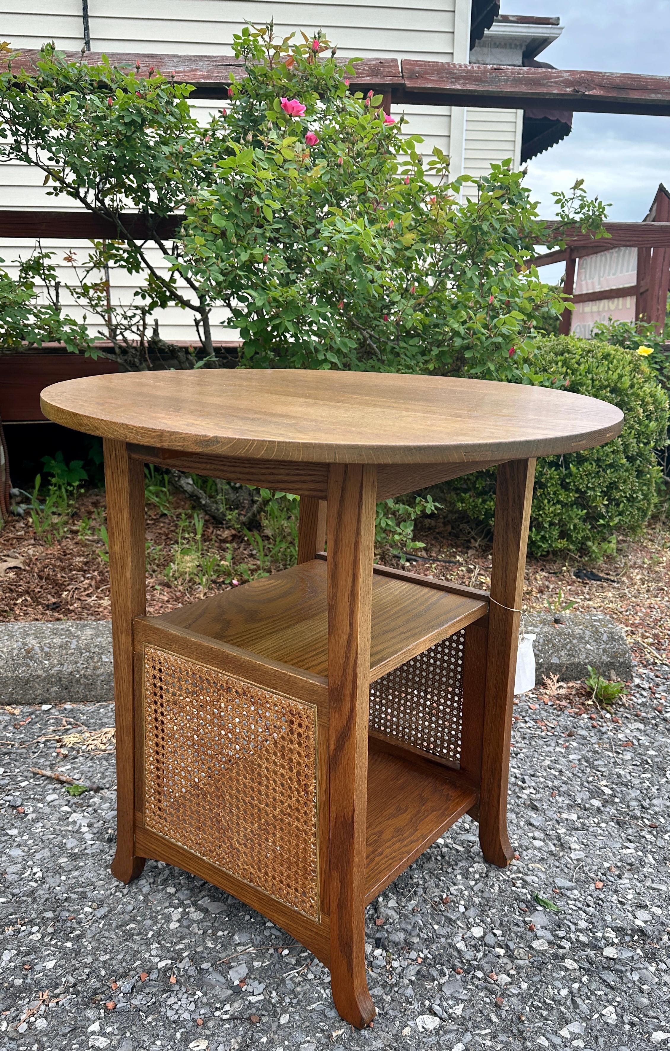 Antique Stickley Brothers Lamp Table - W2285 3