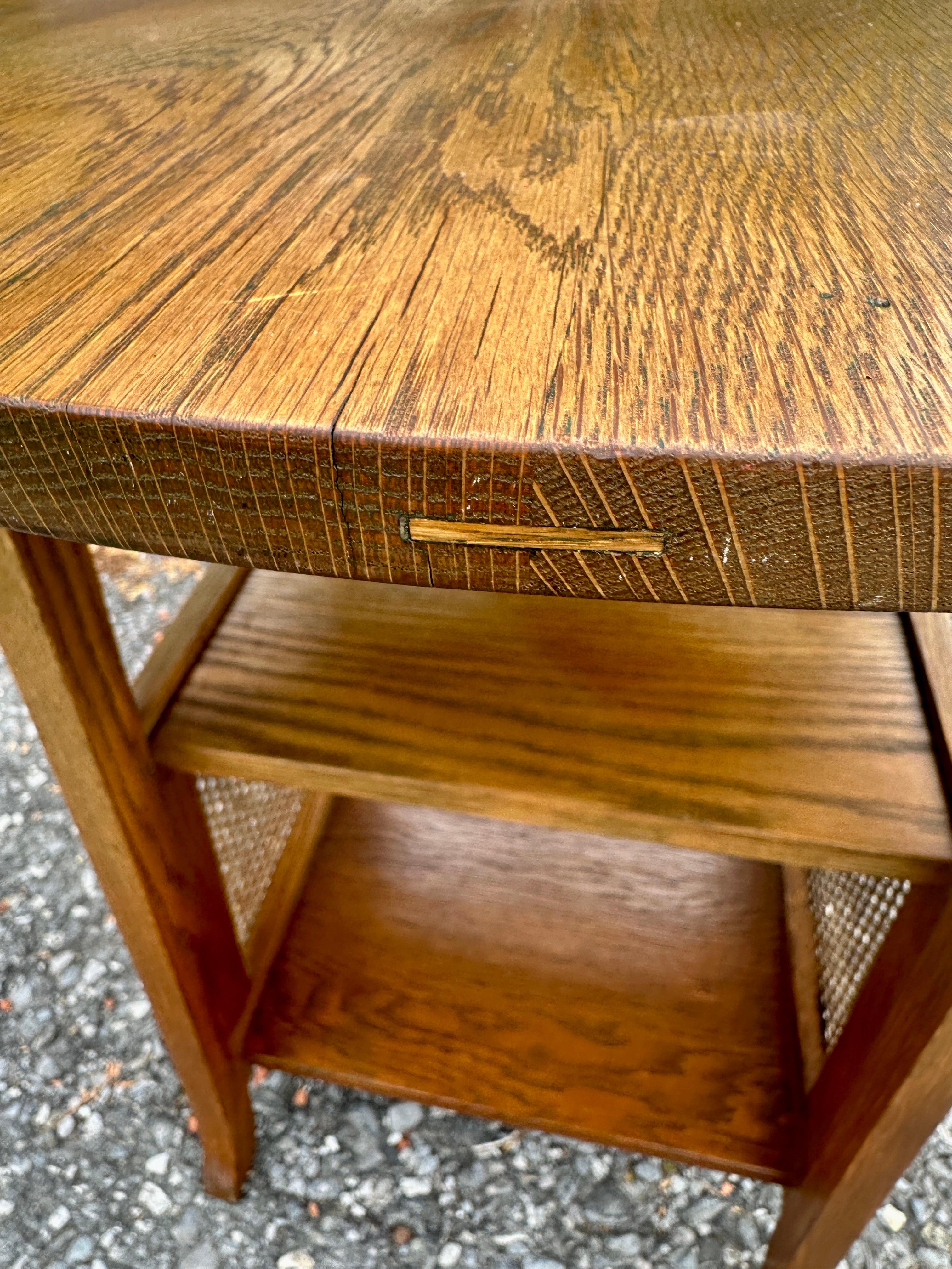 Antique Stickley Brothers Lamp Table - W2285 7