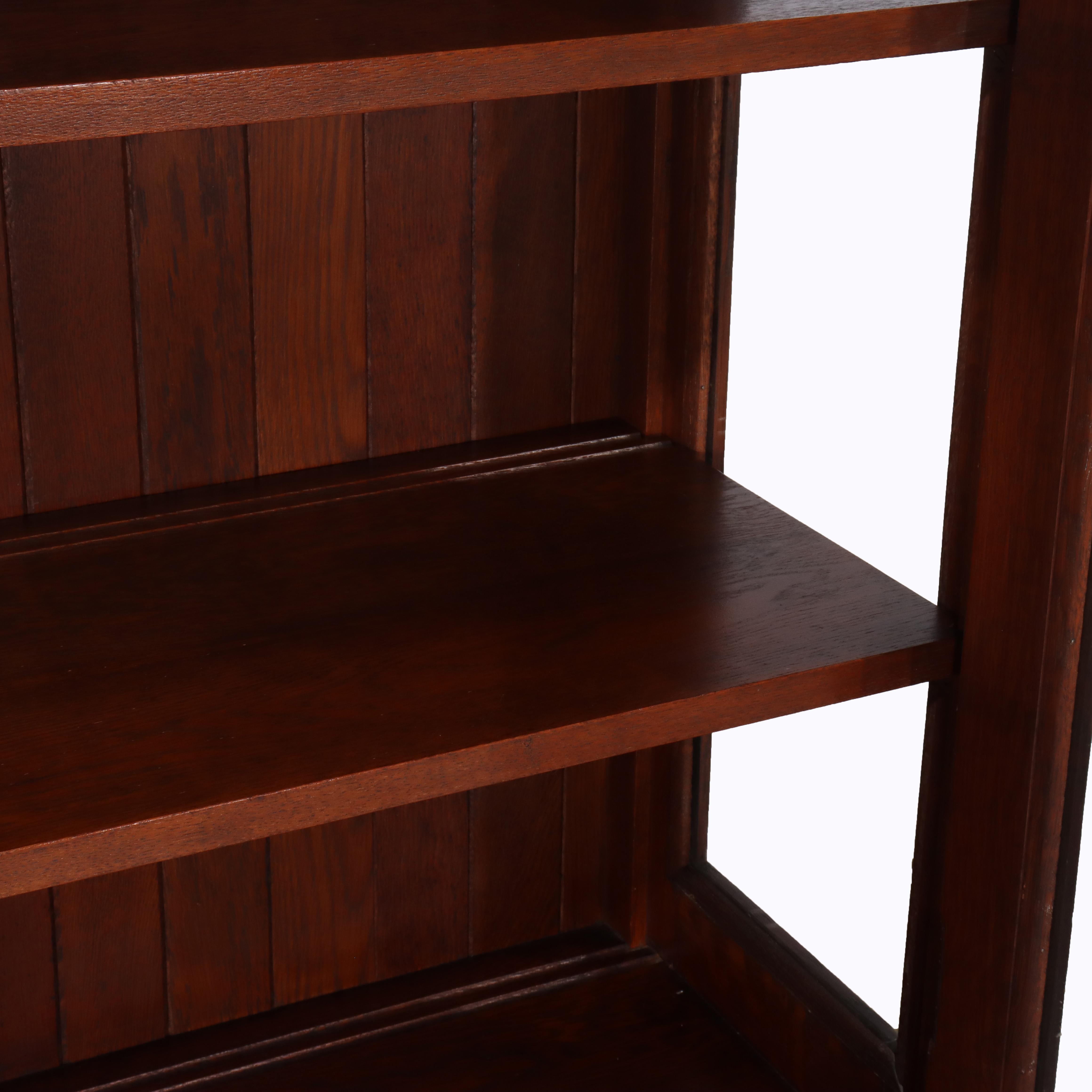 Arte Antiques della scuola Harvey Ellis Arts & Craft di Oak, mobile portavivande a uno sportello in vendita 6
