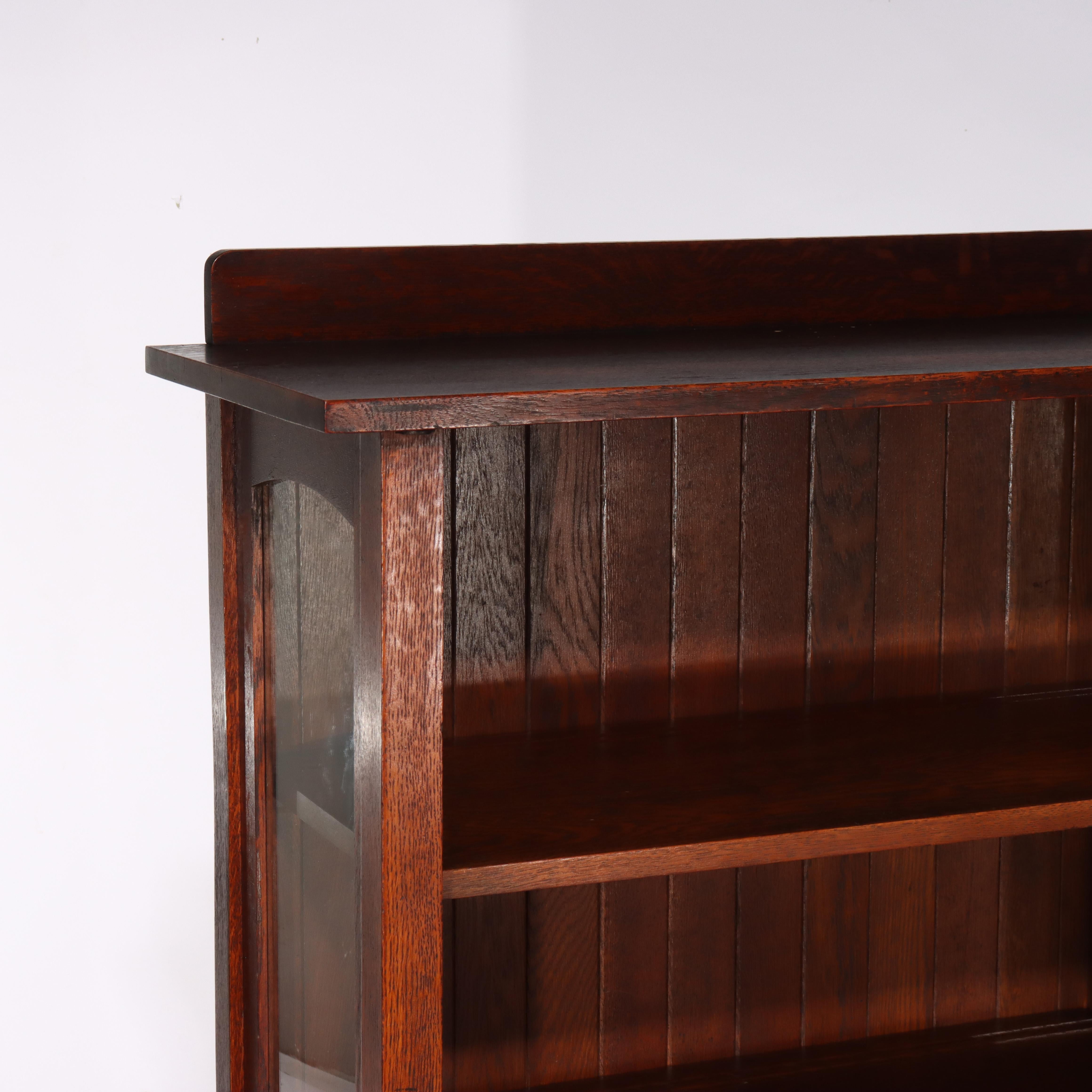 Arte Antiques della scuola Harvey Ellis Arts & Craft di Oak, mobile portavivande a uno sportello in vendita 8