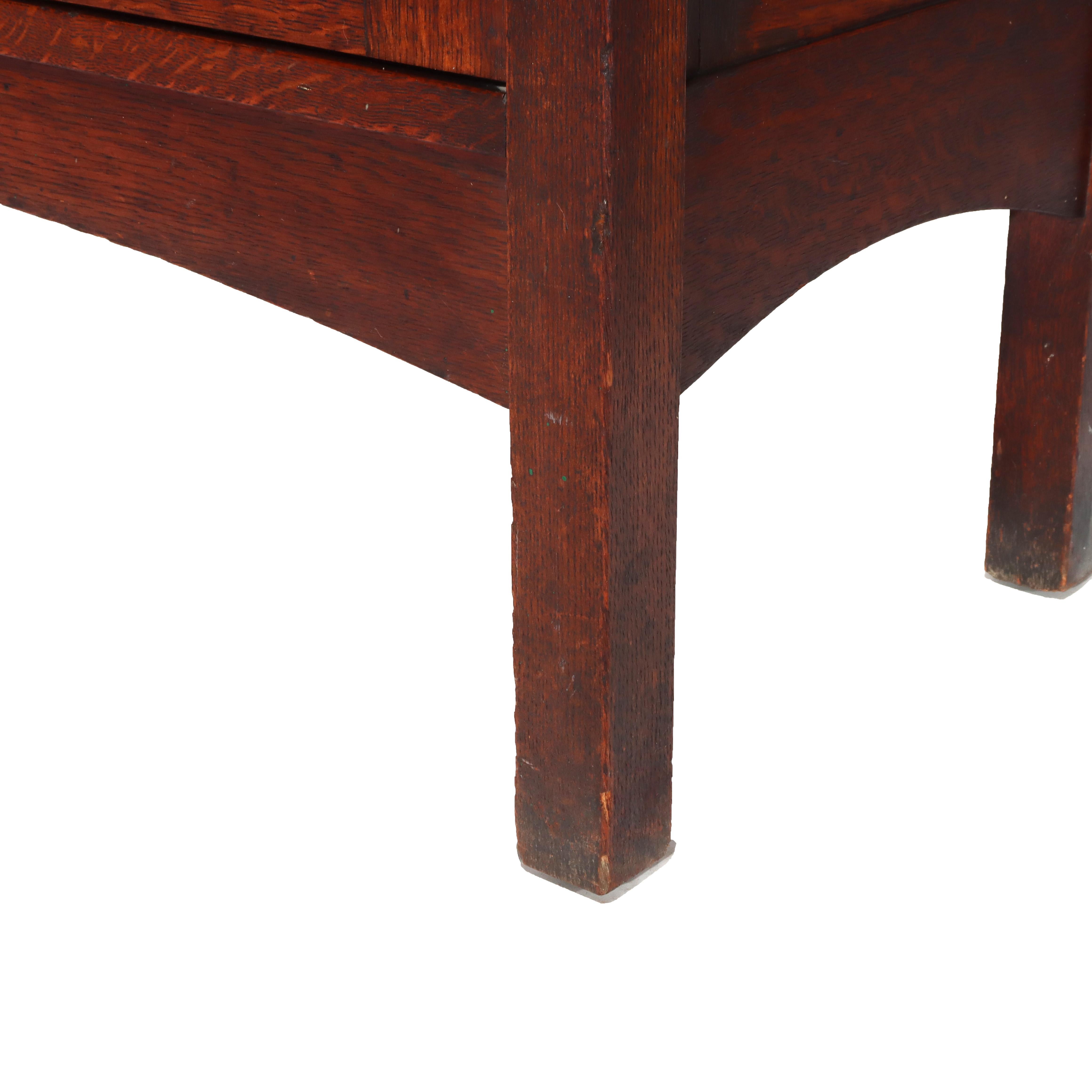 Arte Antiques della scuola Harvey Ellis Arts & Craft di Oak, mobile portavivande a uno sportello in vendita 4