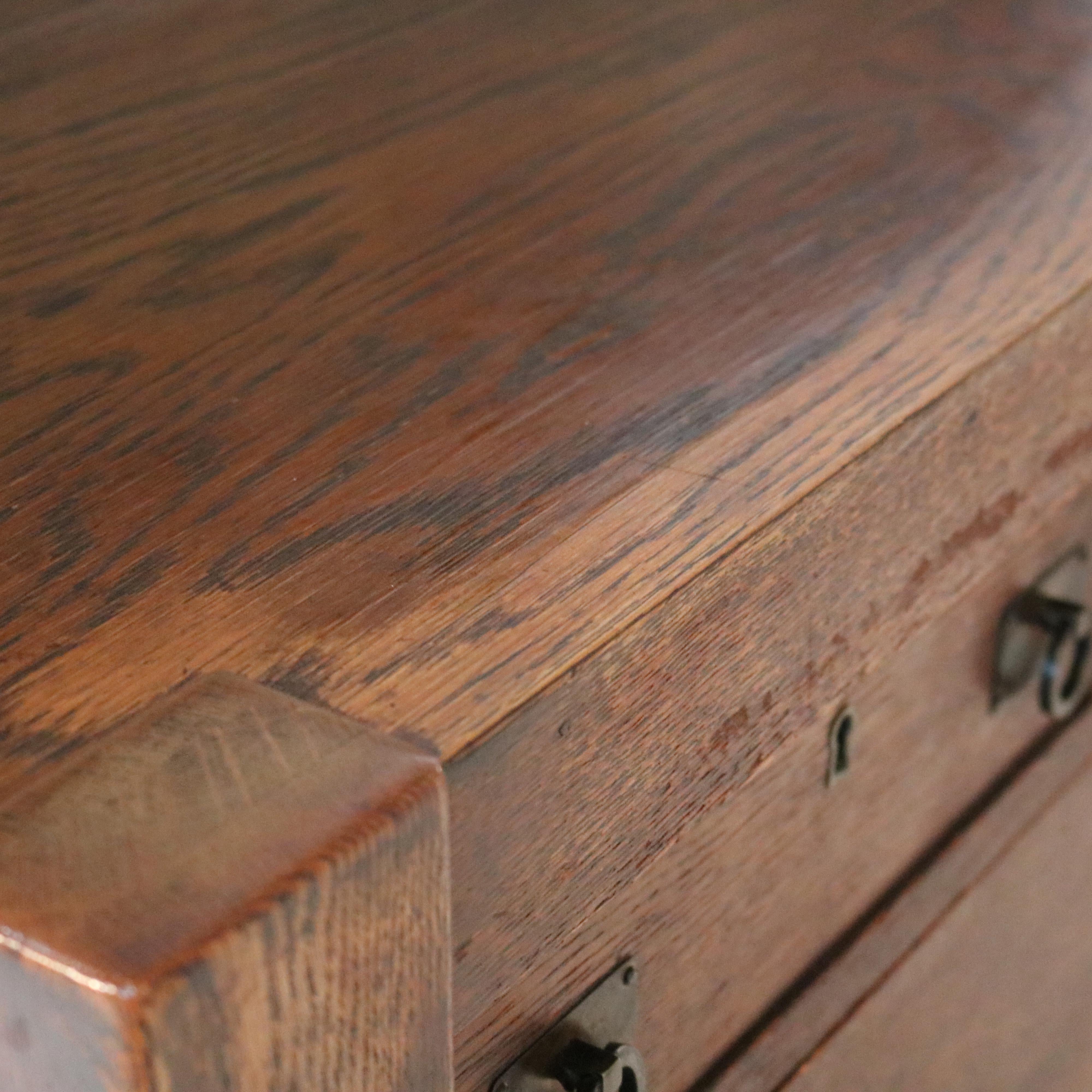 Antique Stickley Inspired Arts & Crafts Mission Oak Mirrored Sideboard C1900 10