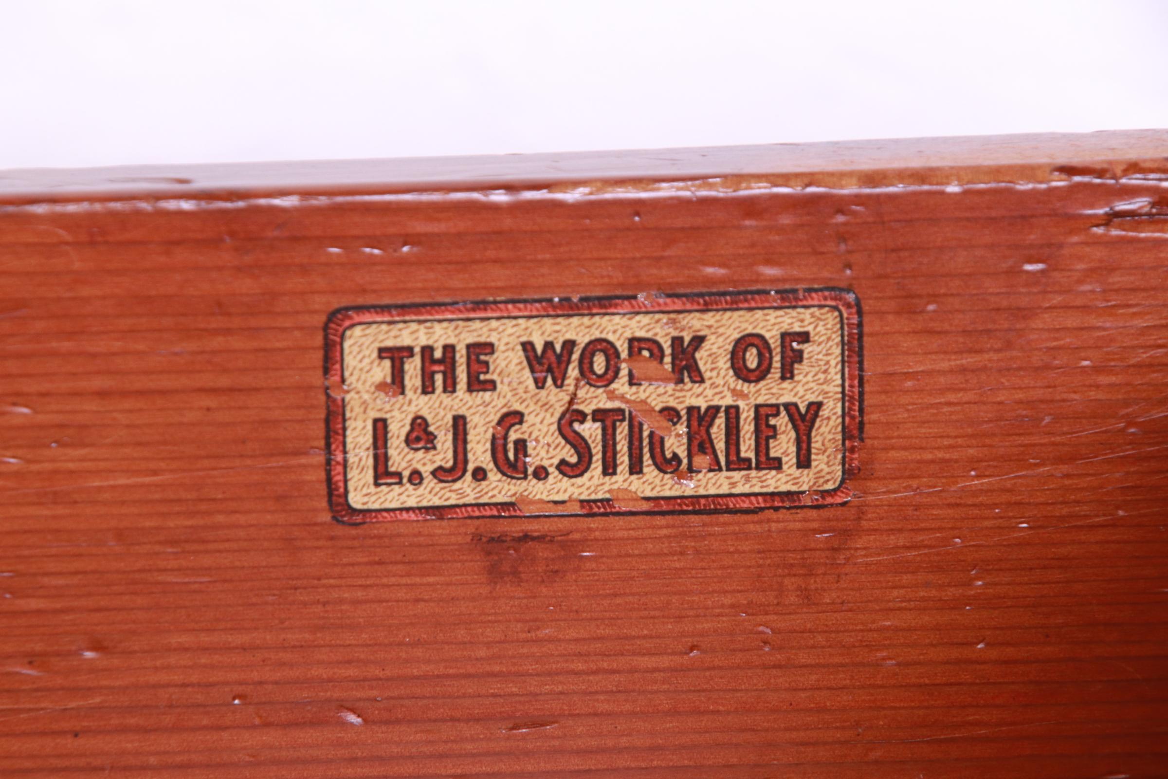 Antique Stickley Mission Oak Arts & Crafts Sideboard Buffet Server, Restored 5