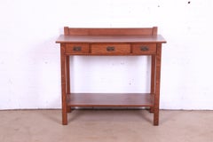 Antique Stickley Mission Oak Arts & Crafts Sideboard Buffet Server, Restored