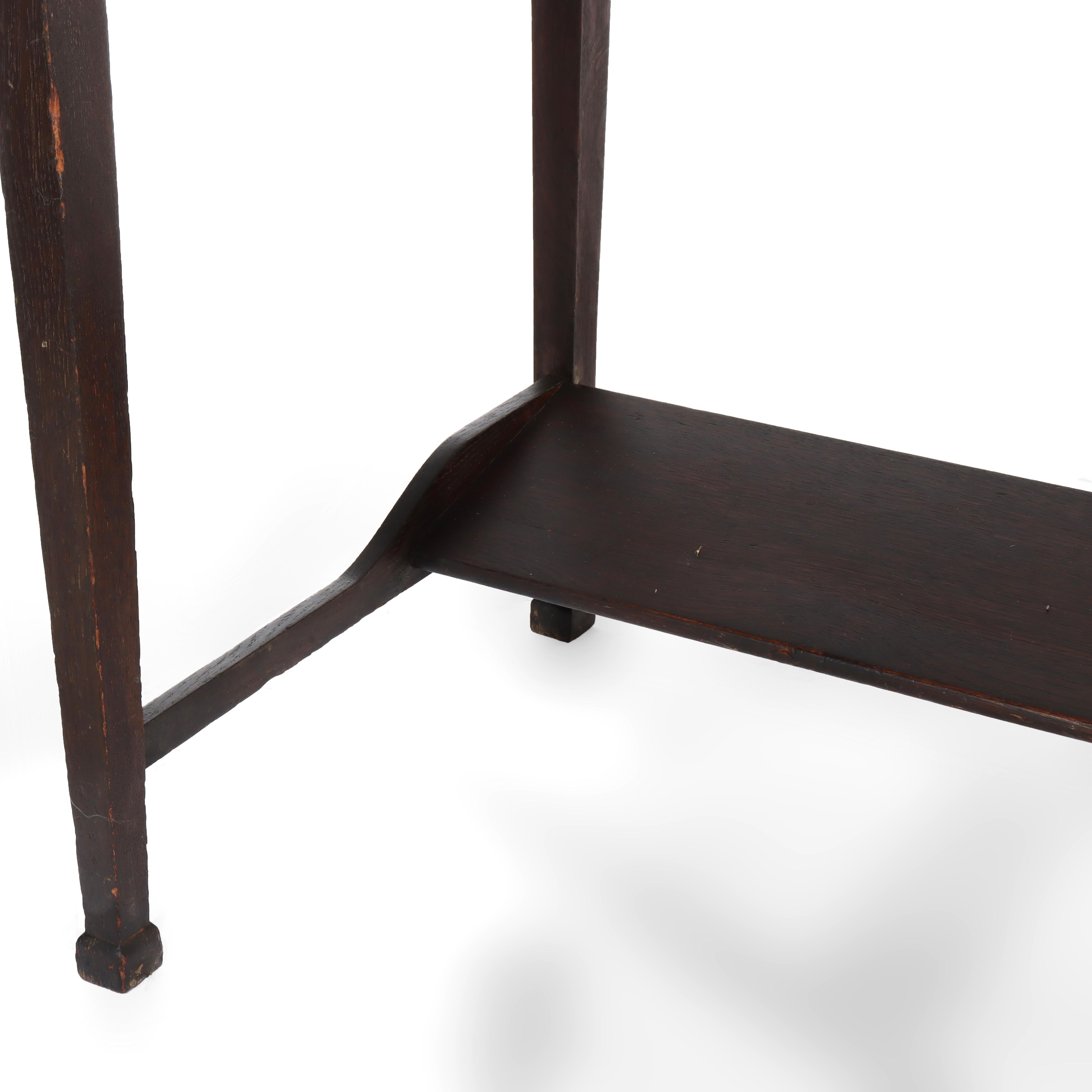 Ancien bureau de dame en chêne Mission Arts & Crafts de l'école Stickley c1920 Bon état - En vente à Big Flats, NY