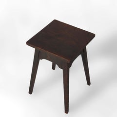Antique Stickley School Arts & Crafts Mission Oak Taboret Stand C1910