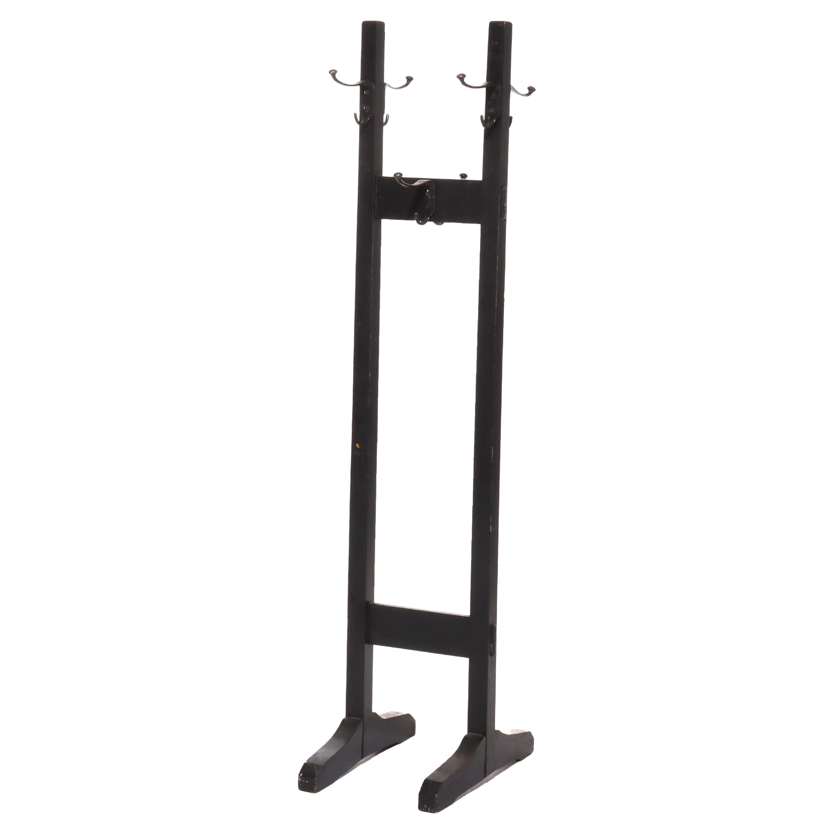 Antique Stickley School Mahogany Costumer Hat Rack C1920 For Sale