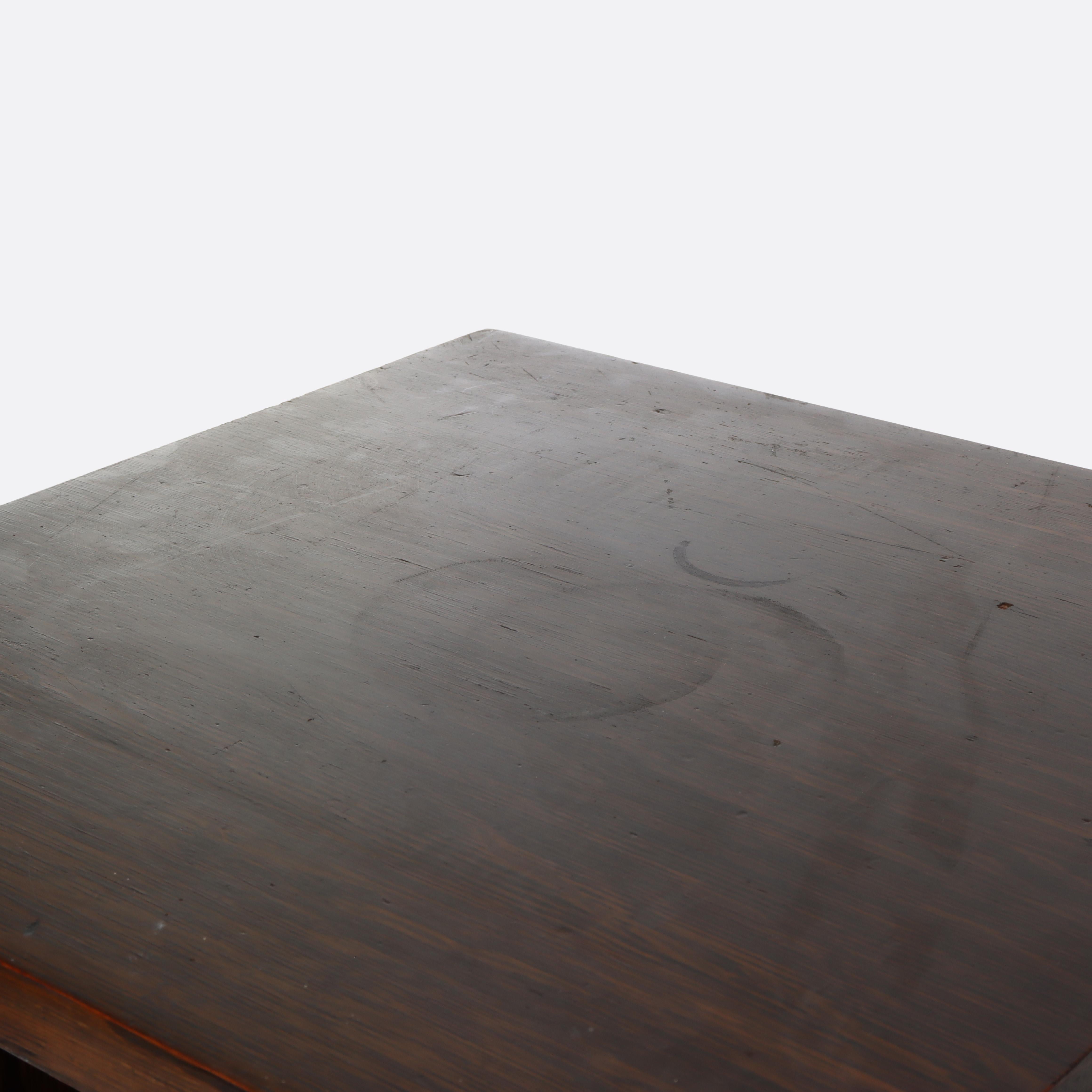 Antico portariviste conico in Oak Mission della scuola Stickley del 1910 circa in vendita 4