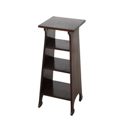 Antique Stickley School Mission Oak Tapered Magazine Stand c1910