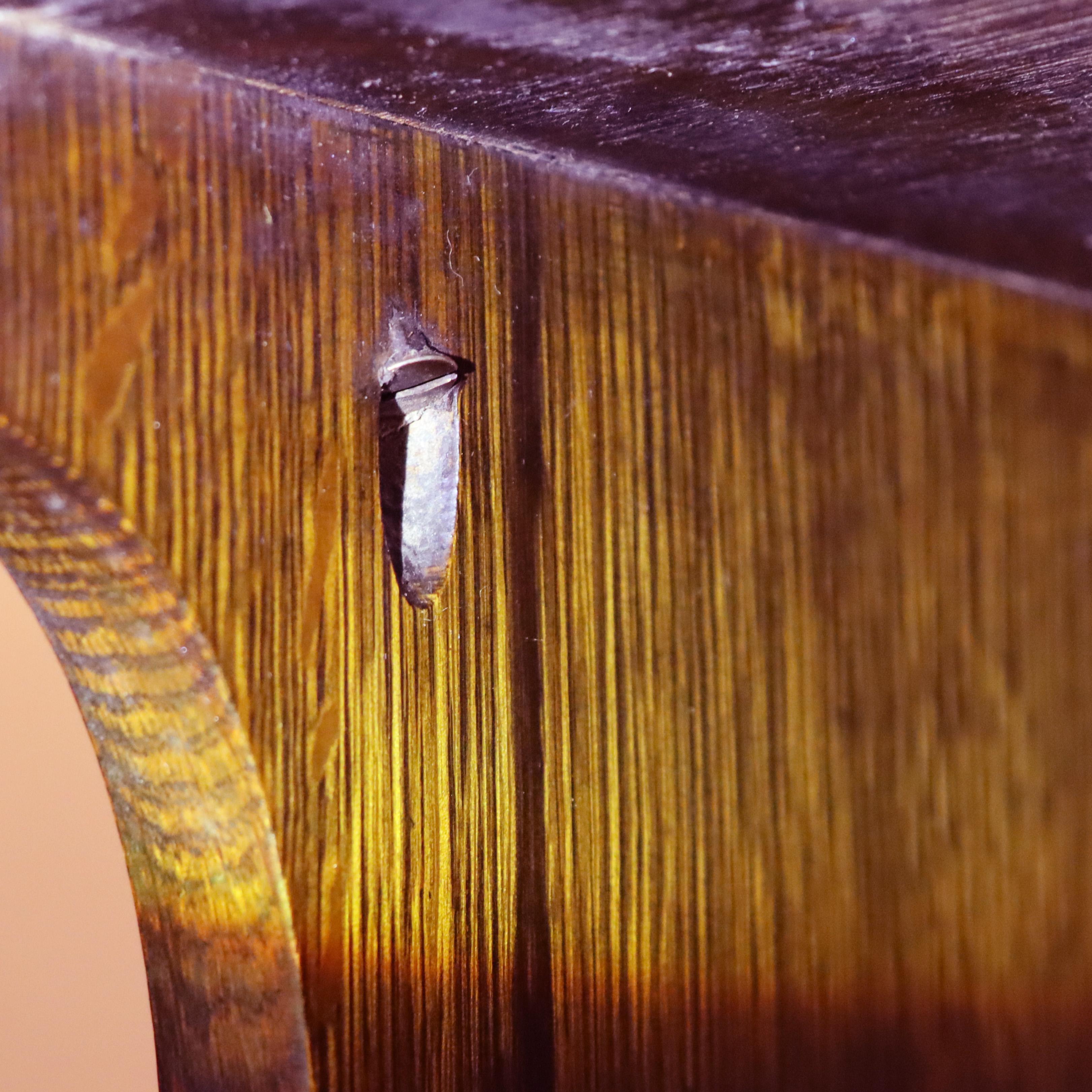 Antico portariviste conico in Oak Mission della scuola Stickley del 1910 circa in vendita 2