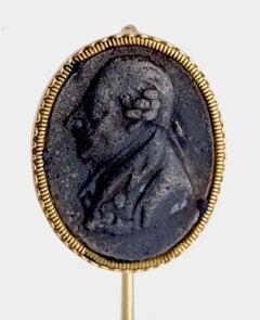 pingle  nourrice antique Frederick II.  The Great of Prussia Berlin Iron  en or 14 carats