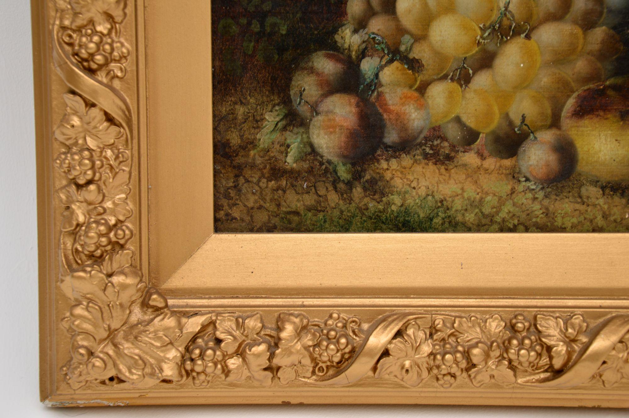 Antique Still Life Oil Painting in a Gilt Wood Frame 3