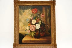 Antique Still Life Oil Painting on Canvass by Jay Ward