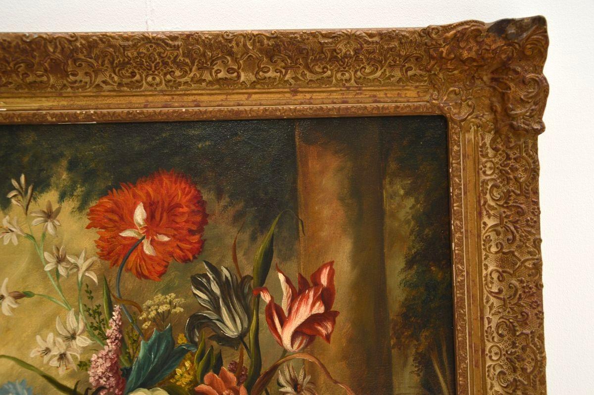 Antique Still Life Oil Painting on Canvass by Jay Ward In Good Condition In London, GB