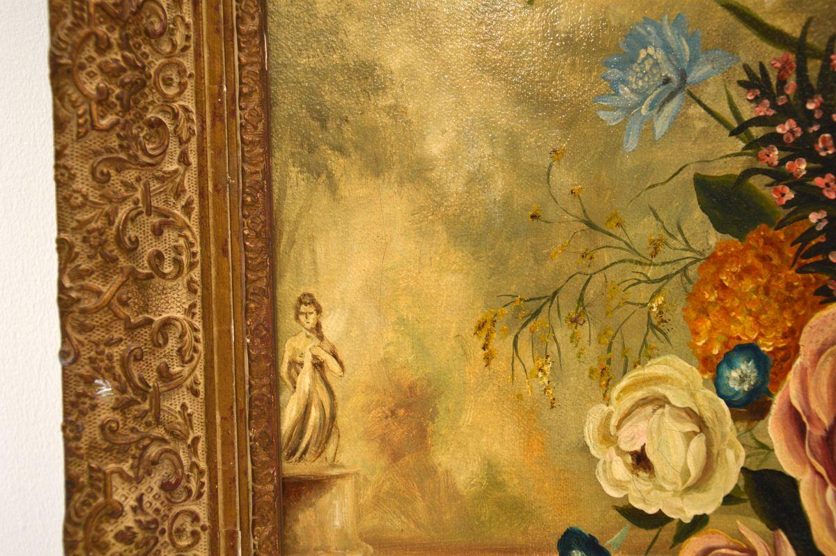 Antique Still Life Oil Painting on Canvass by Jay Ward 2