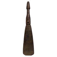 Antique stirrer Lower Sepik Papua New Guinea Murik Lakes Ramu Oceanic art Ramu