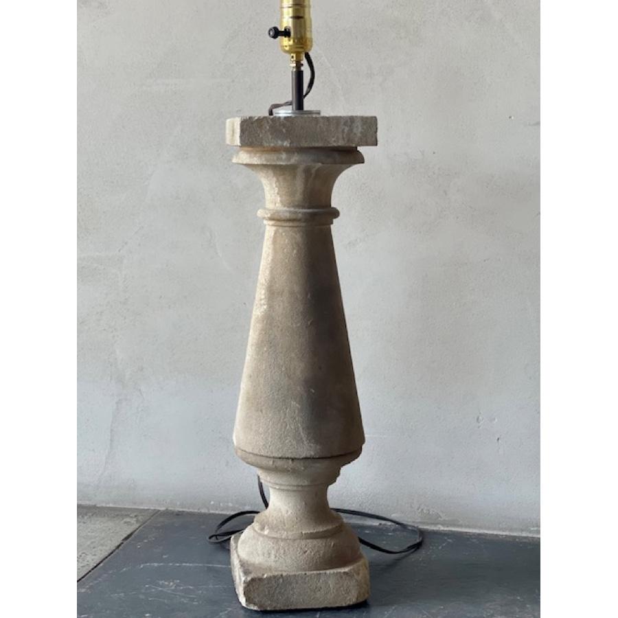 Antique Stone Baluster Lamp
Dimensions - 5.75