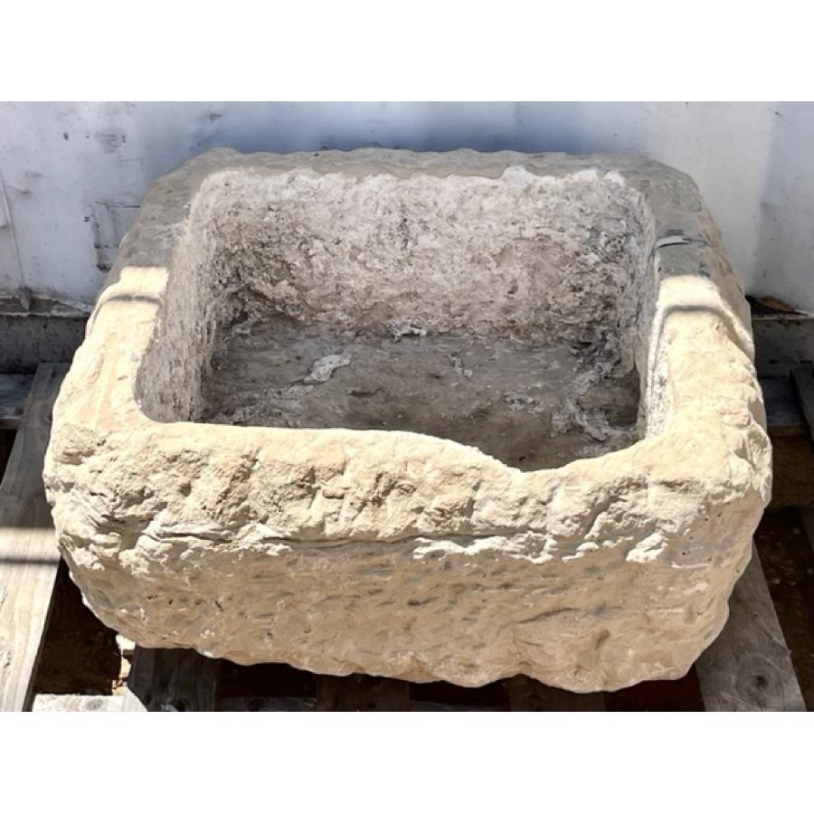 Antique Stone Basin In Fair Condition For Sale In Scottsdale, AZ