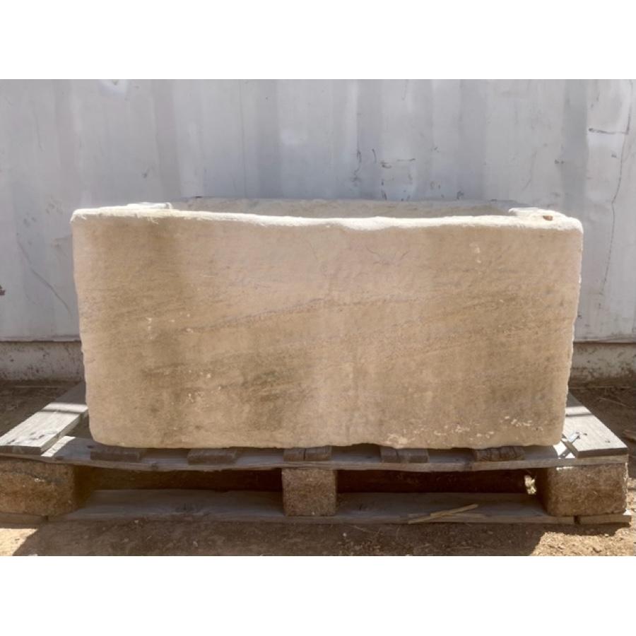 Carved Antique Stone Basin