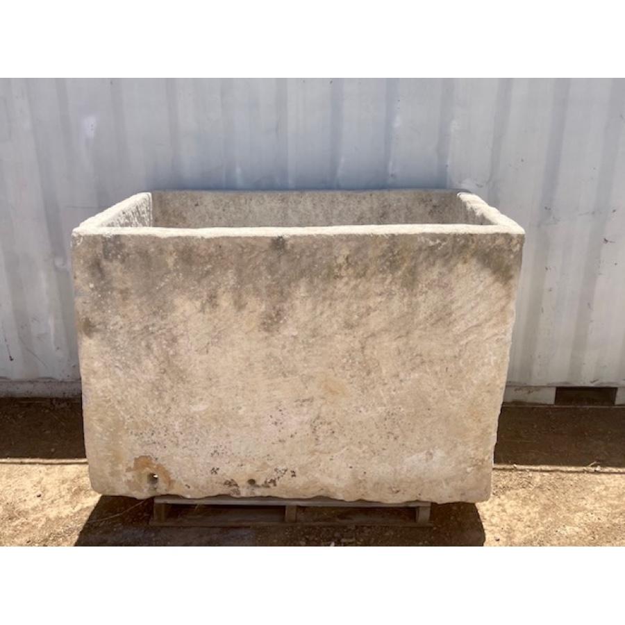 Carved Antique Stone Basin