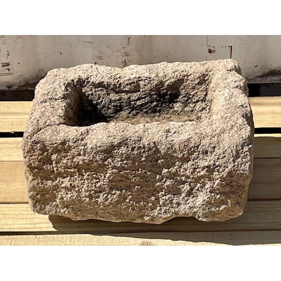 Carved Antique Stone Basin For Sale