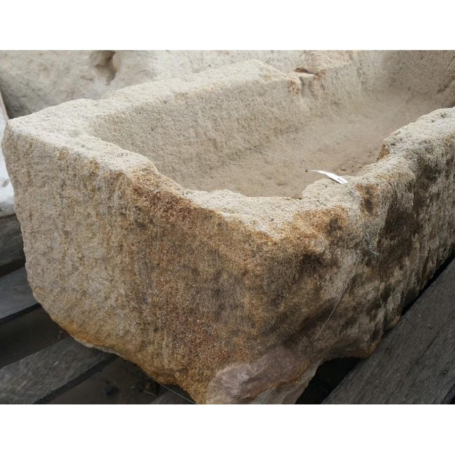 Carved Antique Stone Basin