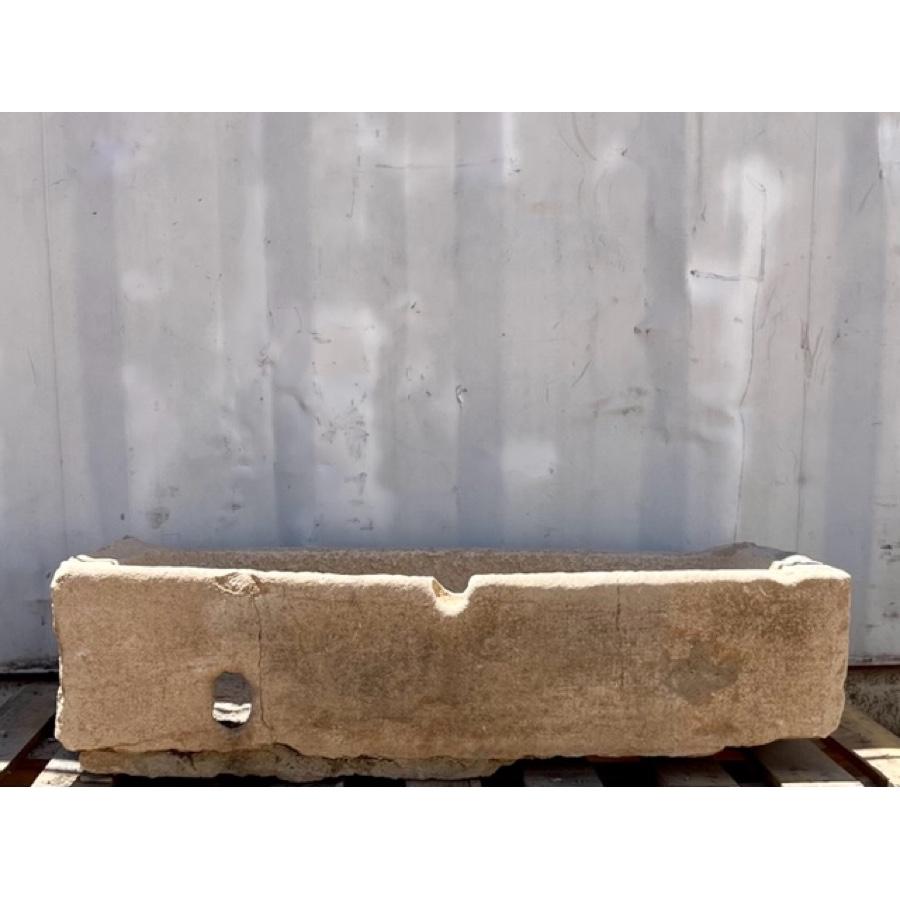 Carved Antique Stone Basin For Sale