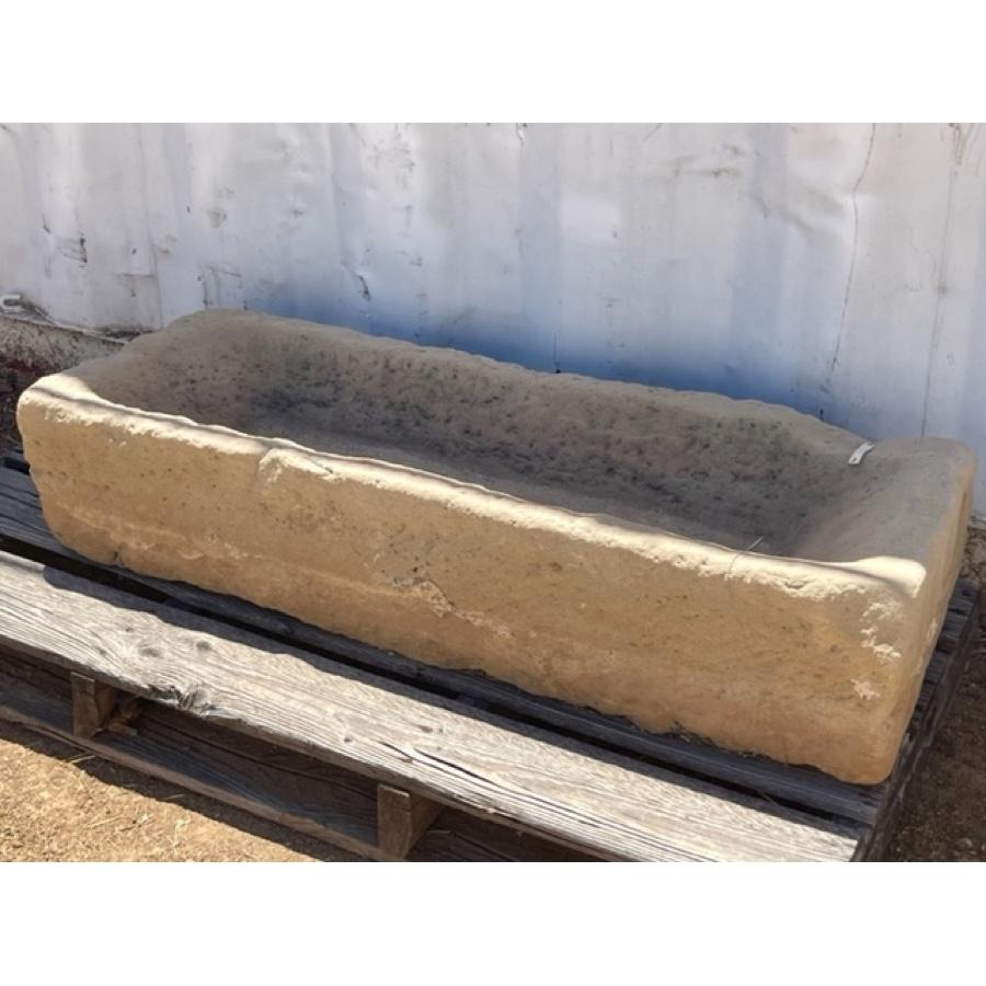 Carved Antique Stone Basin For Sale