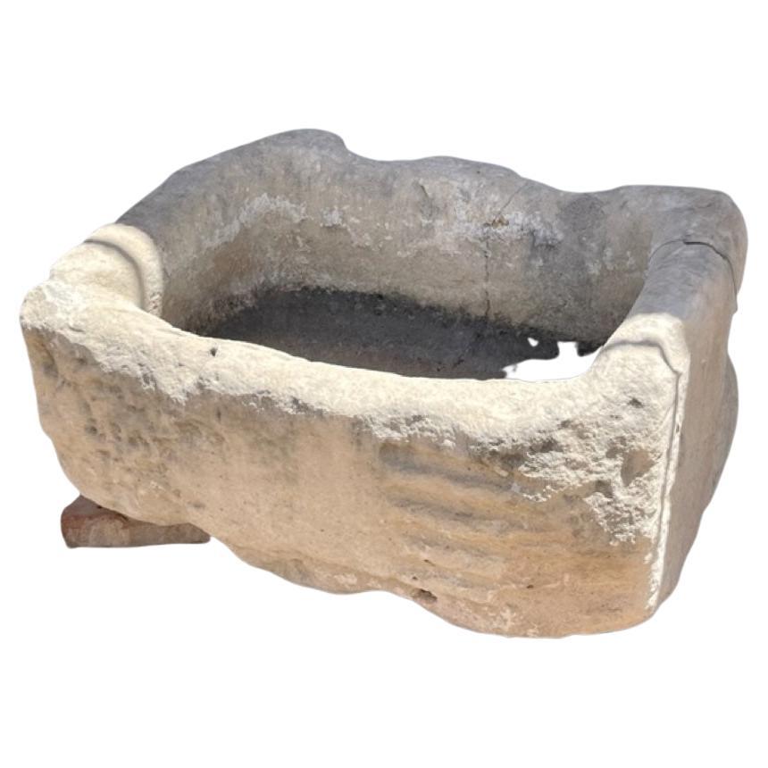 Antique Stone Basin For Sale