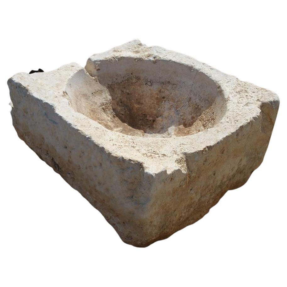 Antique Stone Basin For Sale 2