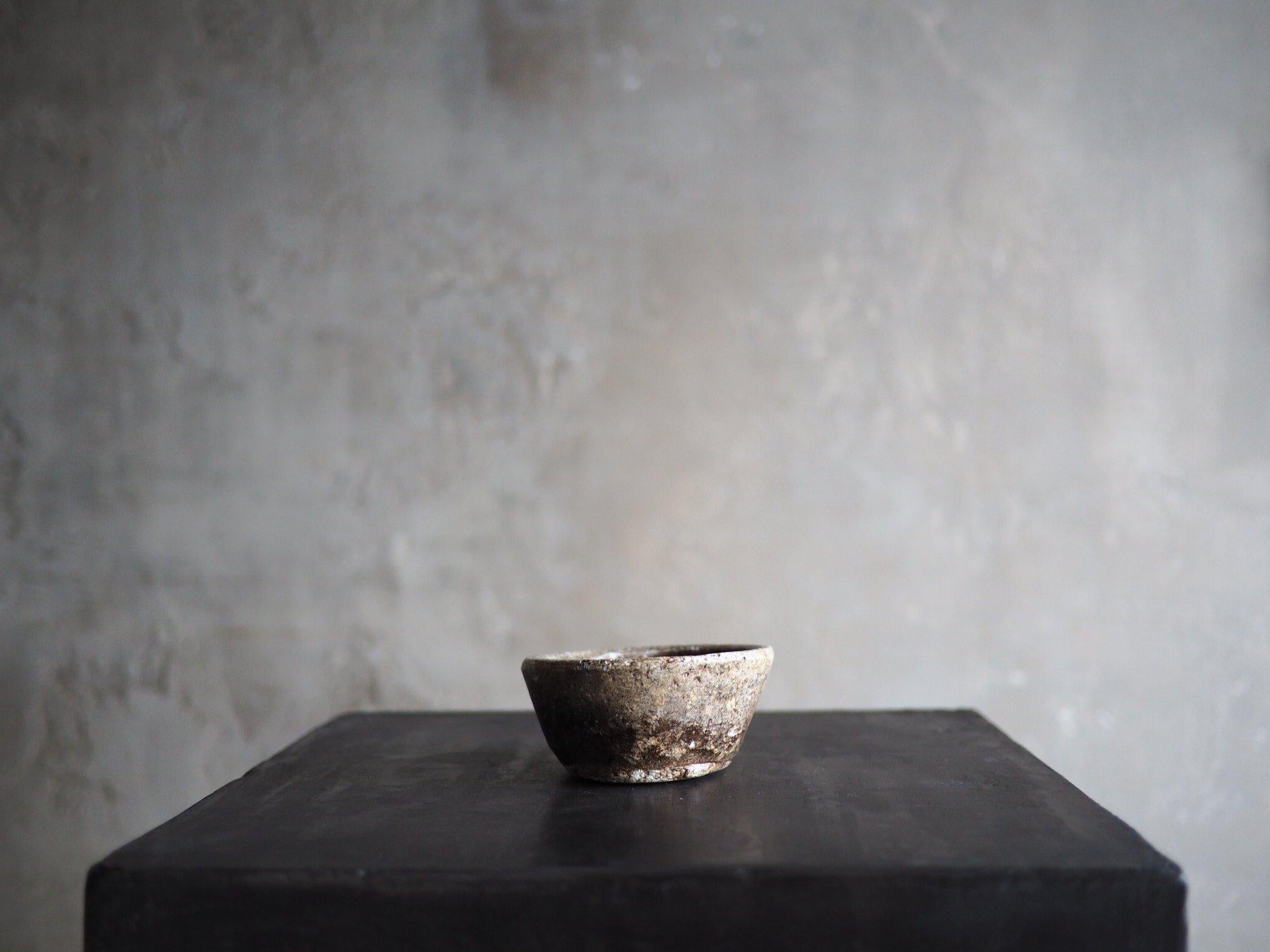 Antique hand carved stone bowl.