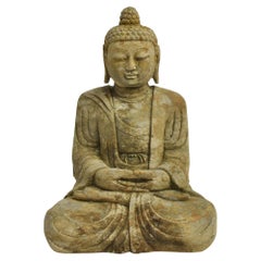 Antique Stone Buddha 21 lb
