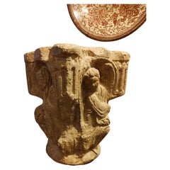 Antique STONE Capital in ROMAN Style