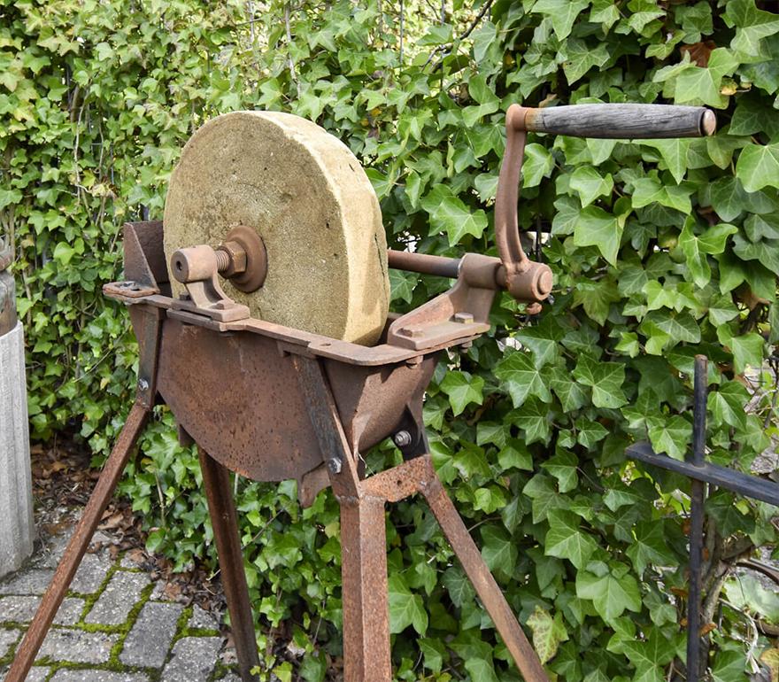 antique grinding wheel for sale