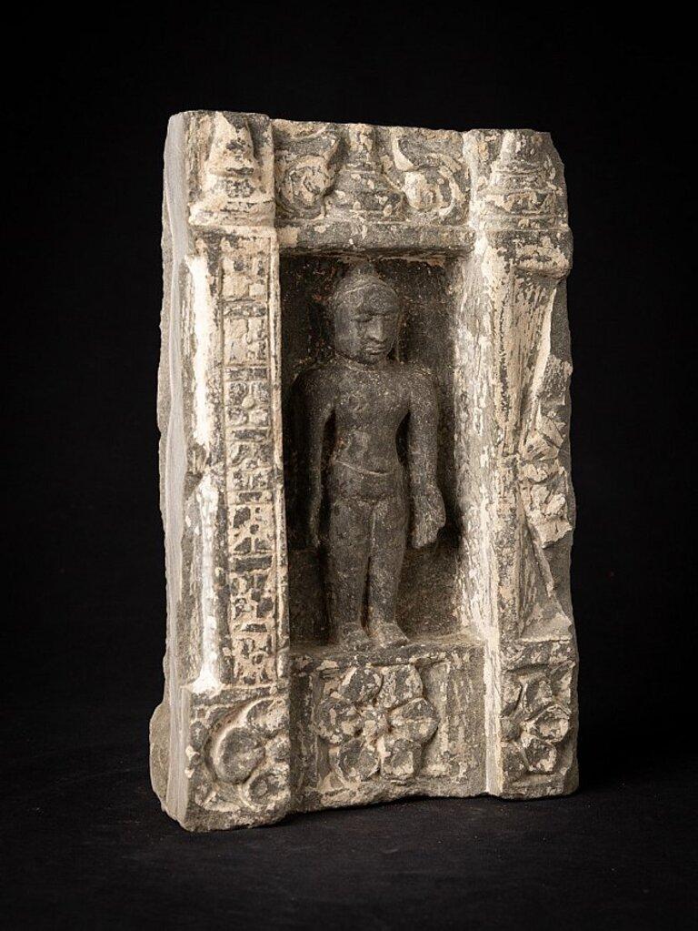 Antique Stone Jain Statue from India For Sale 3
