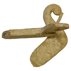 Antique Hand-Carved Stone Bird Sculptures, Agra Style, India, 1700s