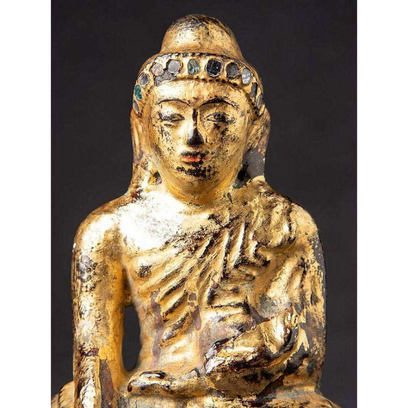 Antique Stone Mandalay Buddha Statue from Burma For Sale 3