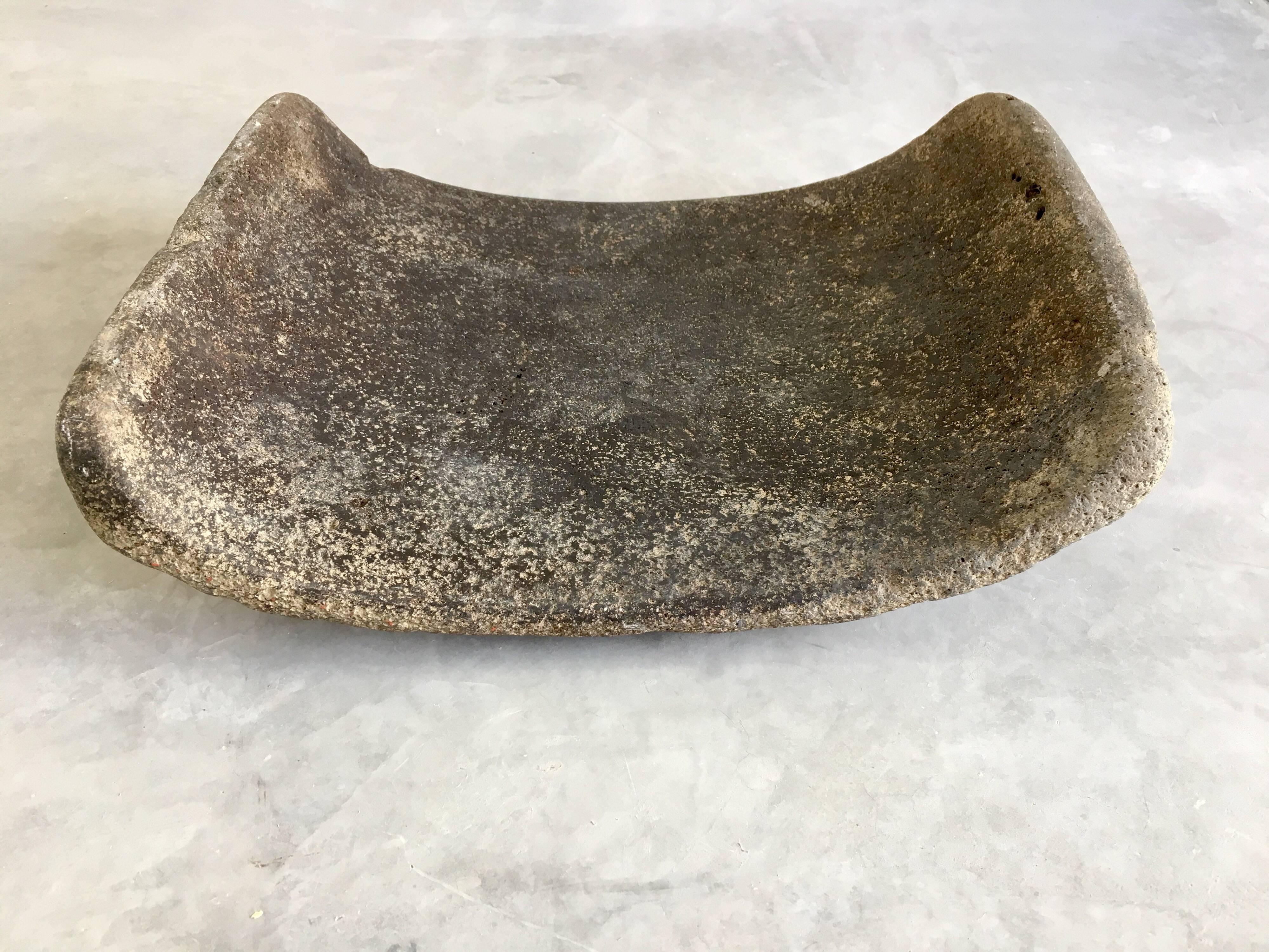 Mexican Antique Stone Mortar from Central Mexico