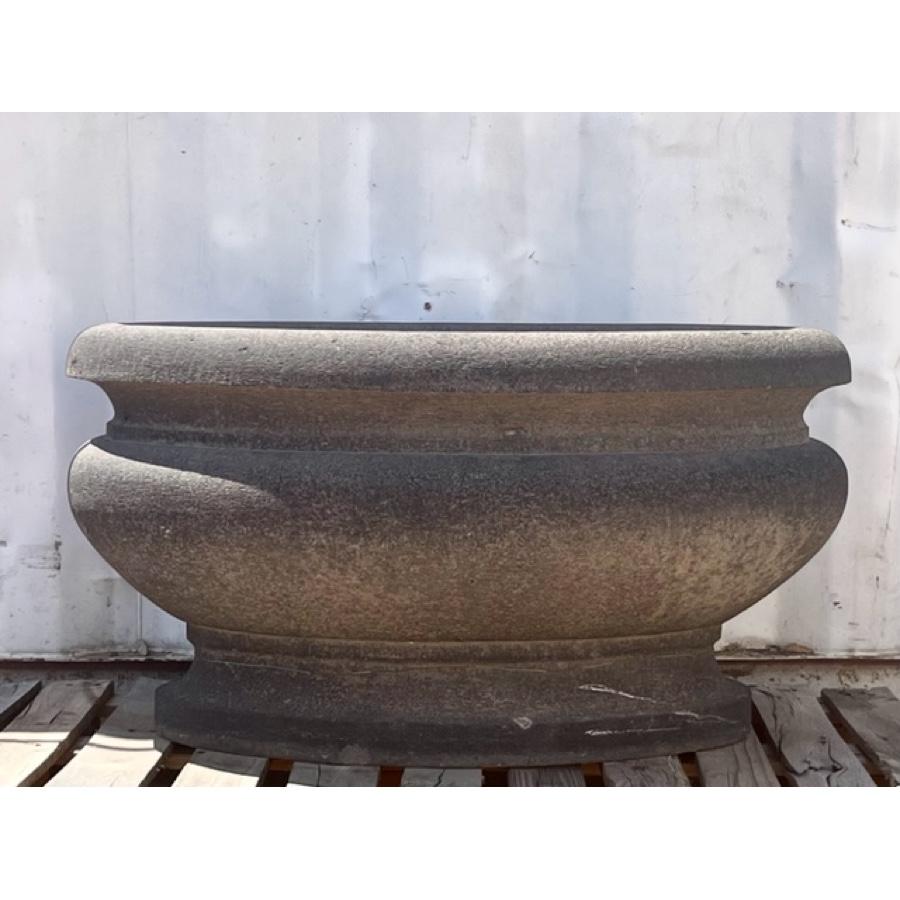 Antique Stone Oval Basin
overall dimensions: APPROX - 36W” x 22.5D” x 19”H

Beautiful texture and patina.

