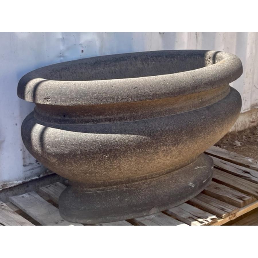 Antique Stone Oval Basin For Sale 1