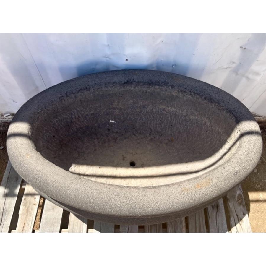 Antique Stone Oval Basin For Sale 3