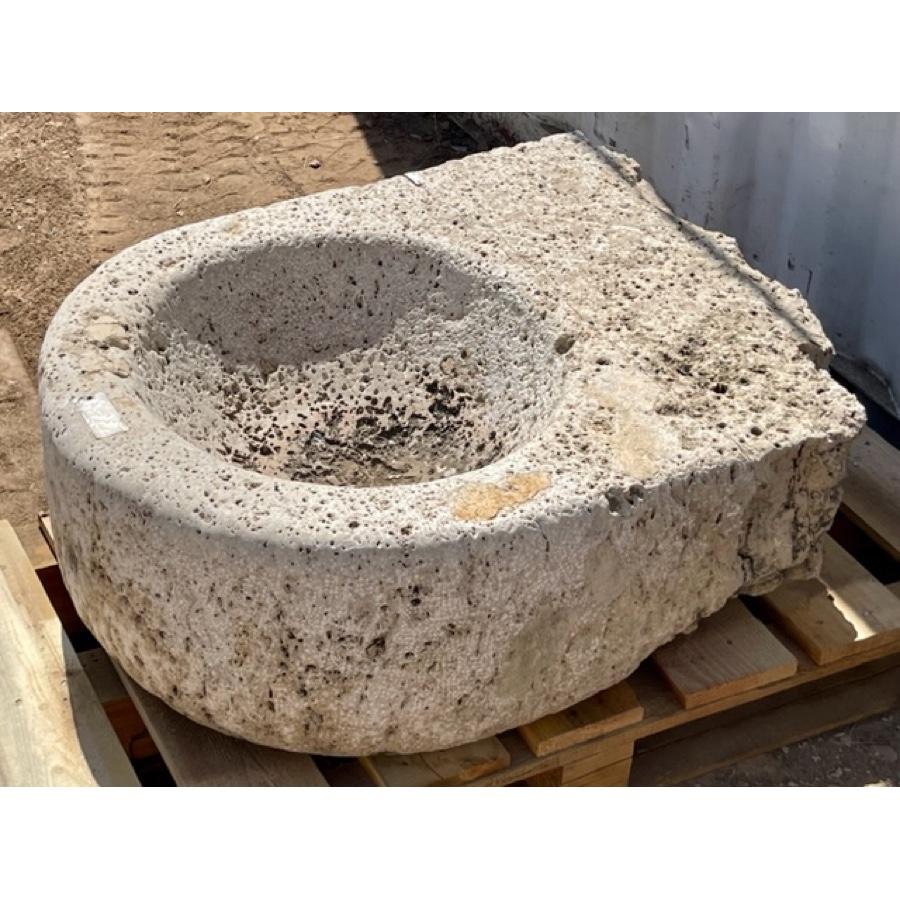 Carved Antique Stone Sink For Sale