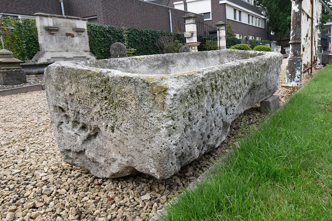 Belgian Antique Stone Trough 19th Century